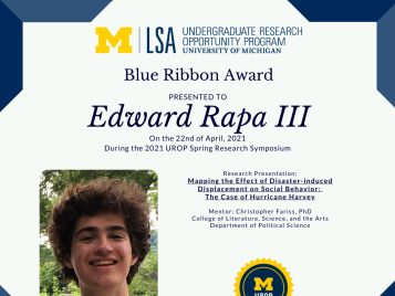 2021 UROP Spring Symposium Blue Ribbon IG 2 